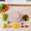 Caribbean 4 pcs round airtight food storage container set JYJ