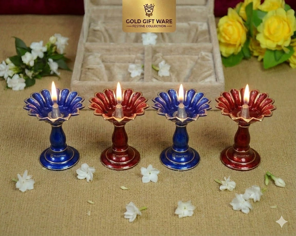 Caribbean Flower_Shape_Diya