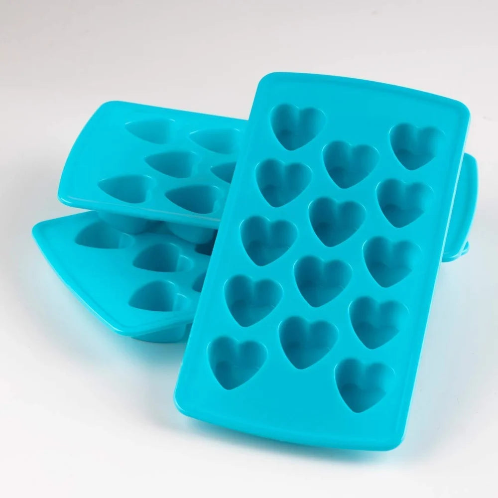 Caribbean Heart_Ice_Tray_Pack_of_3