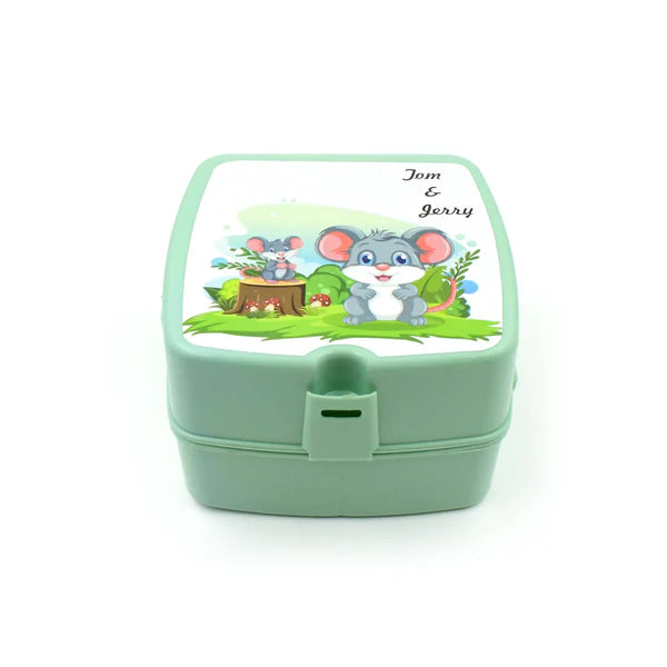 Caribbean - Open Lunch Box Green Cartoon
