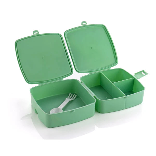 Caribbean - Open Lunch Box Green Cartoon
